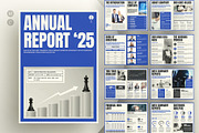 The Annual Report Template | Canva, a Brochure Template by ArtisanaAura (Thumbnail 1 of 10)