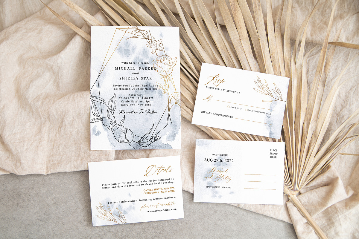 Boho Mockup Bundle,Invitation Mockup, a Product Mockup by ILoveMockupDesign (Photo 10 of 11)