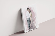 Watercolors Couple's Dreamy Painting, an Action Add-On by MRI STUDIO (Thumbnail 3 of 26)