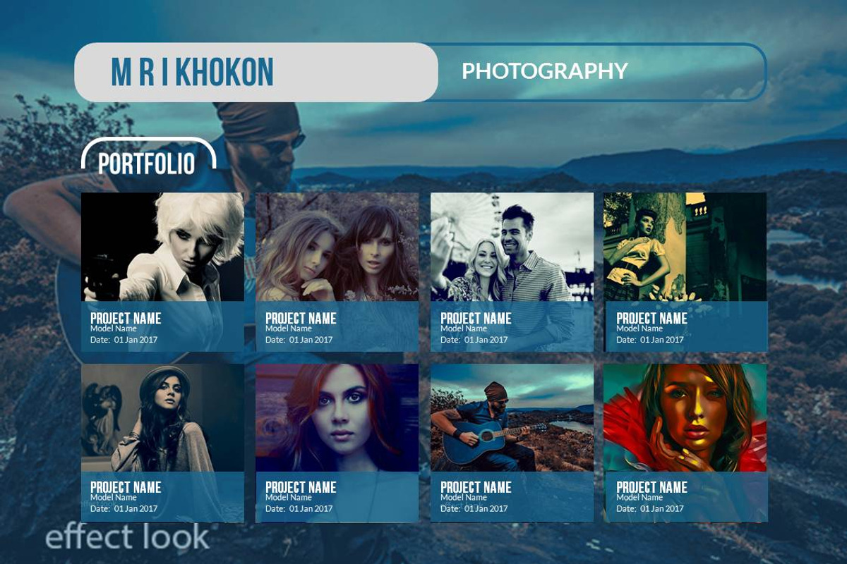 Photography CV PowerPoint Templates, a Presentation Template by MRI STUDIO (Photo 10 of 13)