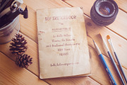 Belle Helene a Script & Symbols Font, a Script Font by Studio Indigo (Thumbnail 4 of 9)