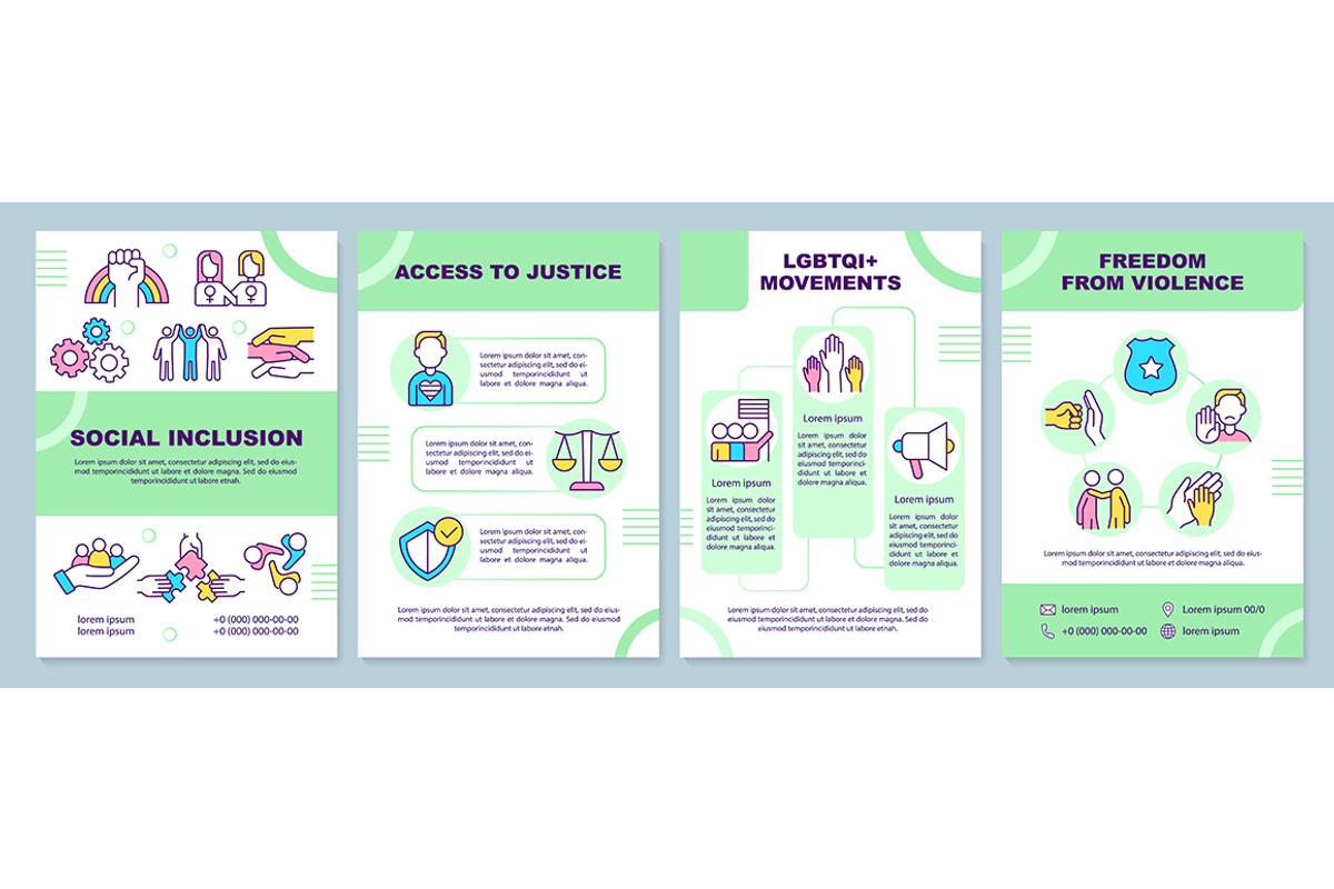 LGBT community programs brochure, a Brochure Template by IMG Visuals