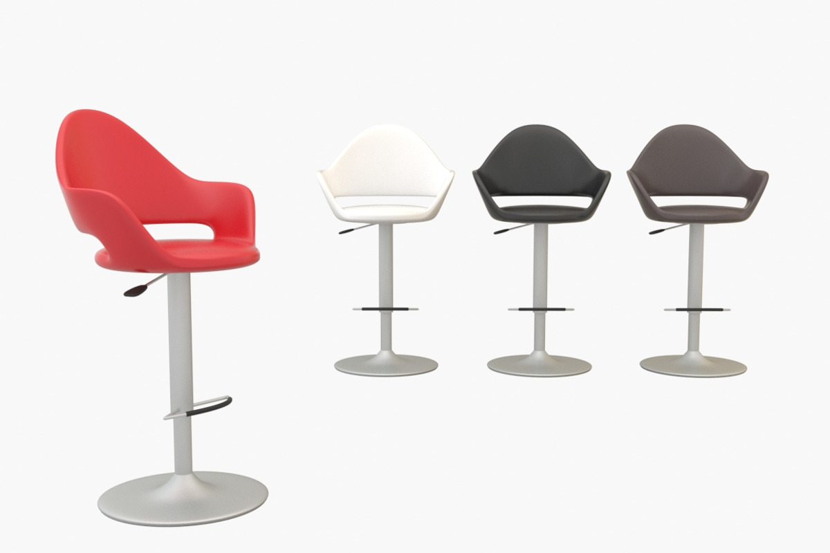 Soft-SG Bar Stool, a Furniture 3D Model by Morne Studio (Photo 1 of 7)