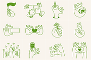 Hands, vector illustrations, an Illustration by venimo (Thumbnail 3 of 11)