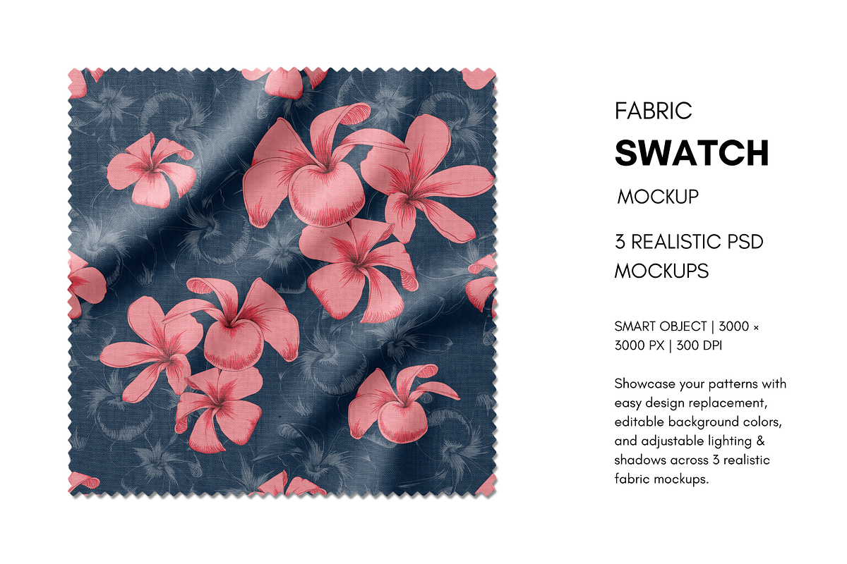 Fabric Pattern Mockup Set, an Advertising Mockup by Pixel Foundry (Photo 1 of 6)
