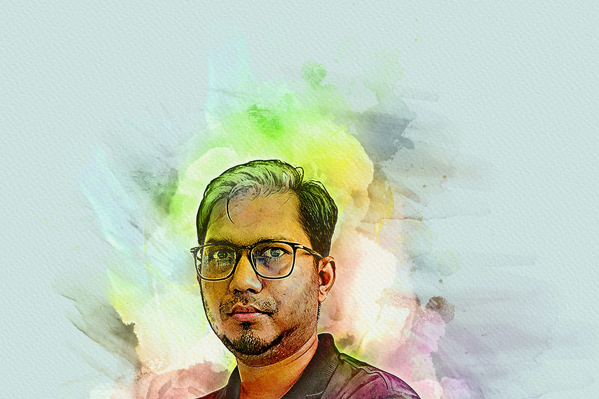 Watercolor Portrait Art, an Action Add-On by MRI STUDIO (Photo 7 of 15)