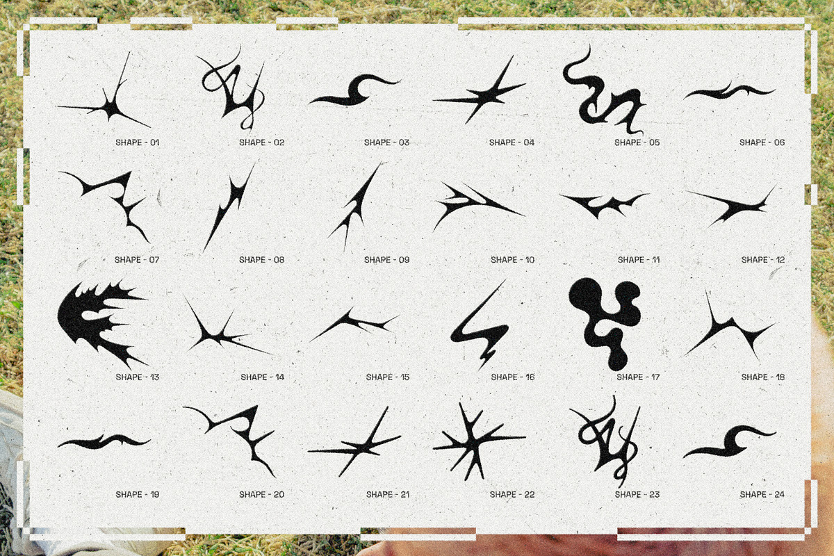 Tribal Future - Y2K Graphic Pack, a Graphic by softulka (Photo 2 of 9)