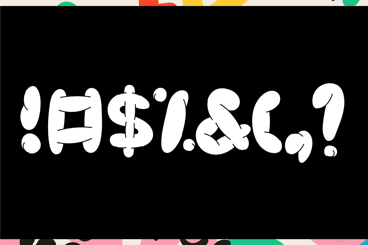 Baluno. OTF-SVG Color font family., a Symbol Font by Luxfont (Photo 7 of 12)