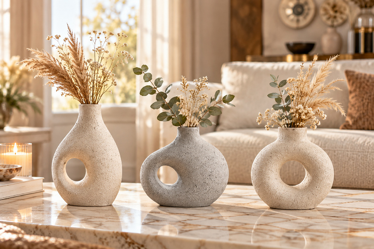 Modern Organic Sculptural Vase STL, a Scene 3D Model by Layerology (Photo 2 of 4)