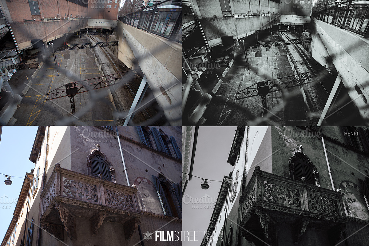 Film Street Lightroom CC Presets, an Action Add-On by Gradivis (Photo 3 of 3)