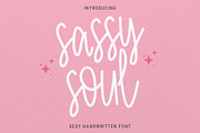 Sassy Soul - Script Sexy Handwritten, a Script Font by ariodsgn (Thumbnail 1 of 7)