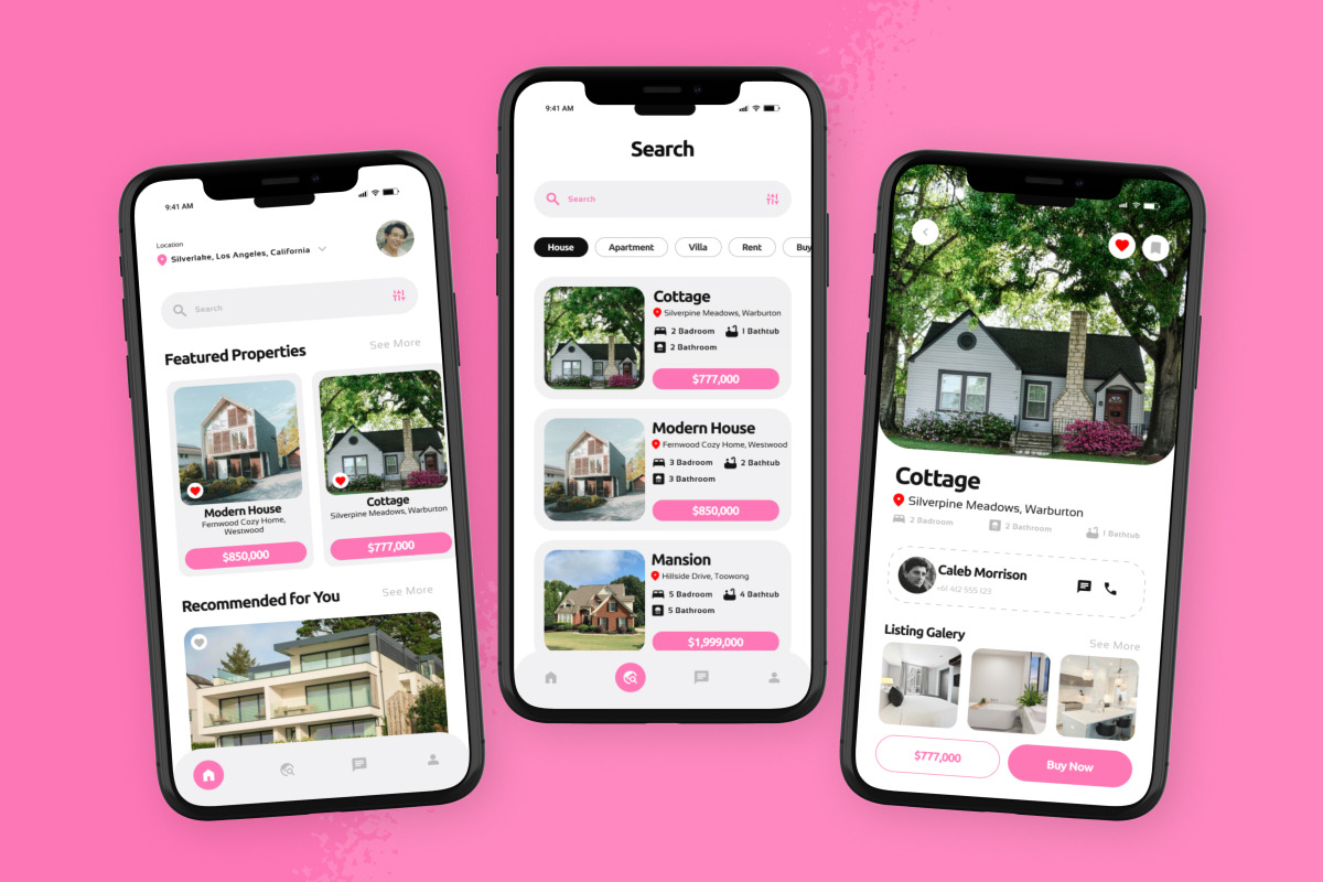 InHome - Real Estate Property Finder, an App Template by trabaskriya (Photo 5 of 6)