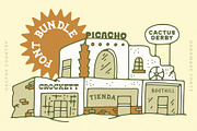 CC Heritage Display Font Bundle, a Handwritten Font by Cactus Country (Thumbnail 1 of 5)