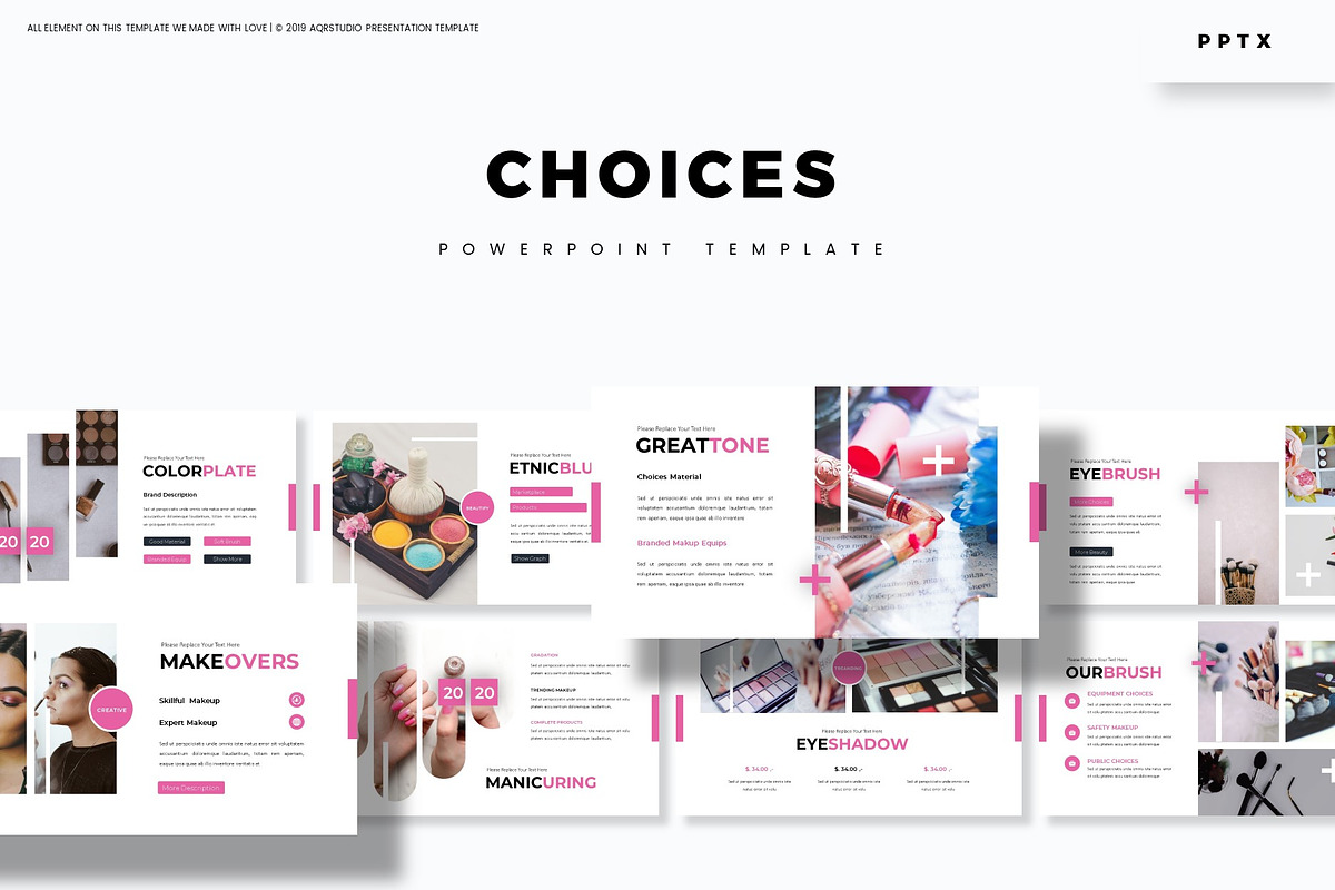 Choices - Powerpoint Template, a Presentation Template by AQR Studio