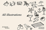 Dolce Vita Illustrations, a Decorative Illustration by ginni illustrations (Thumbnail 6 of 6)
