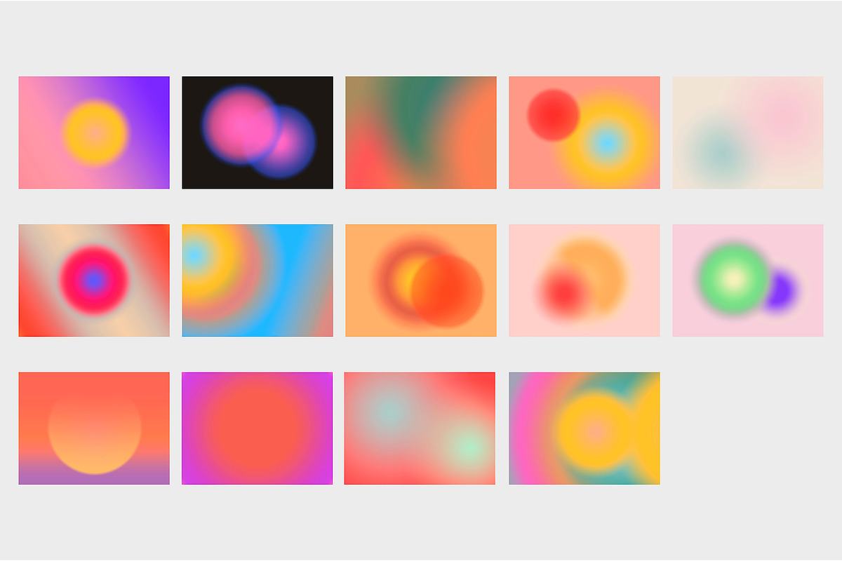 Afterglow Gradient Set, a Texture Graphic by Dylan Roop Design Co. (Photo 5 of 8)