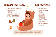 Christmas Kids Clipart, a Person Illustration by vik.stock (Thumbnail 5 of 5)