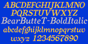 BearButteT, a Slab Serif Font by Ingrimayne Type (Thumbnail 6 of 8)