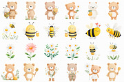Honey Bee Daisy and Teddy Bear, an Illustration by Libby Wishes (Thumbnail 2 of 7)