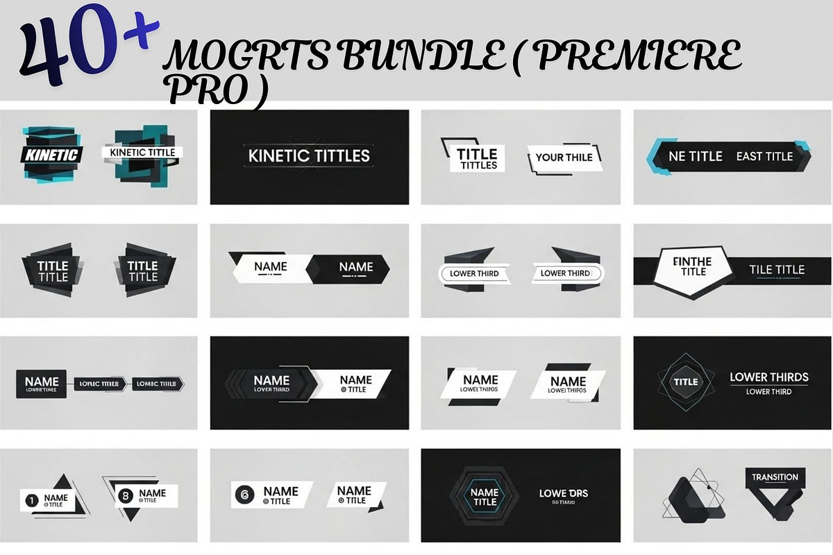 40 Editable Motion Graphics MOGRTs, a Social Media Template by Aban's World (Photo 10 of 11)