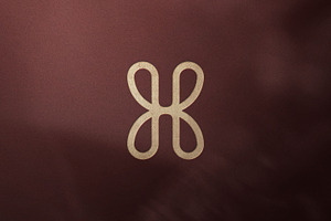 Letter UA, H Logo