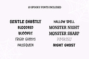 Halloween fonts bundle, a Handwritten Font by supfonts (Thumbnail 2 of 12)