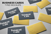 Business cards. 7 PSD mockups, a Print Template by Egor Shkolnikov (Thumbnail 1 of 7)
