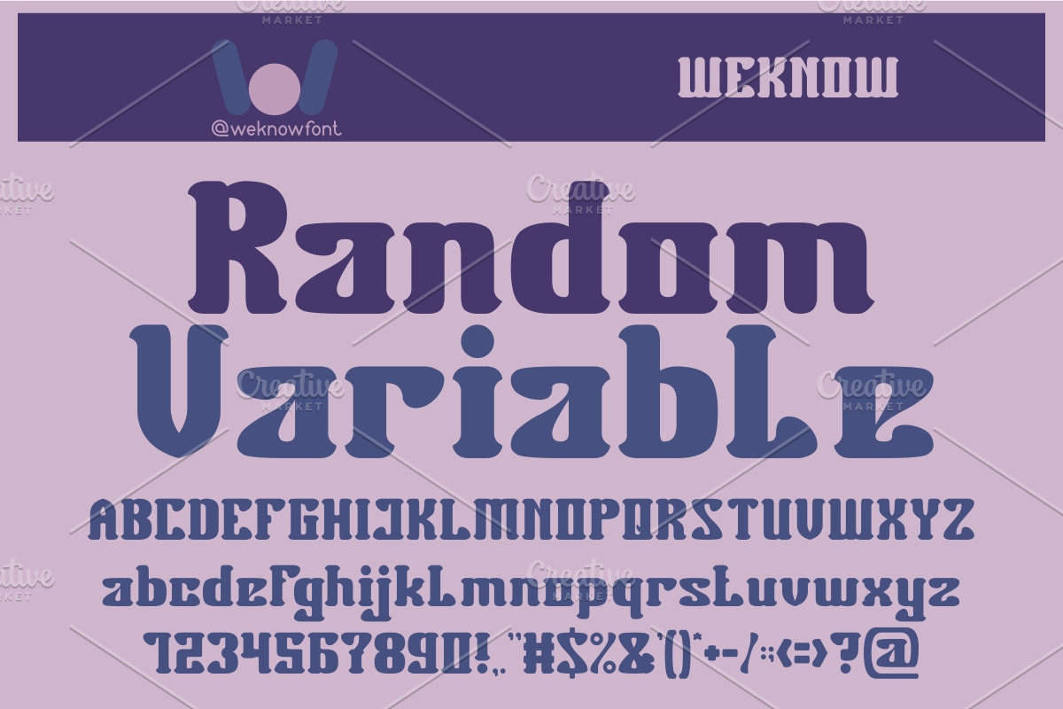 Real time font, a Font by weknow (Photo 5 of 5)