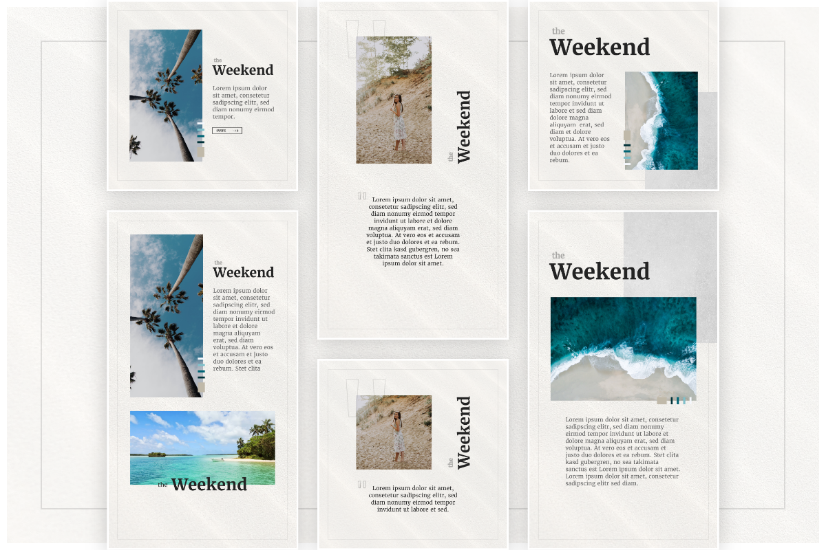 Weekend Instagram Template, a Social Media Template by Kelp Creative (Photo 2 of 3)
