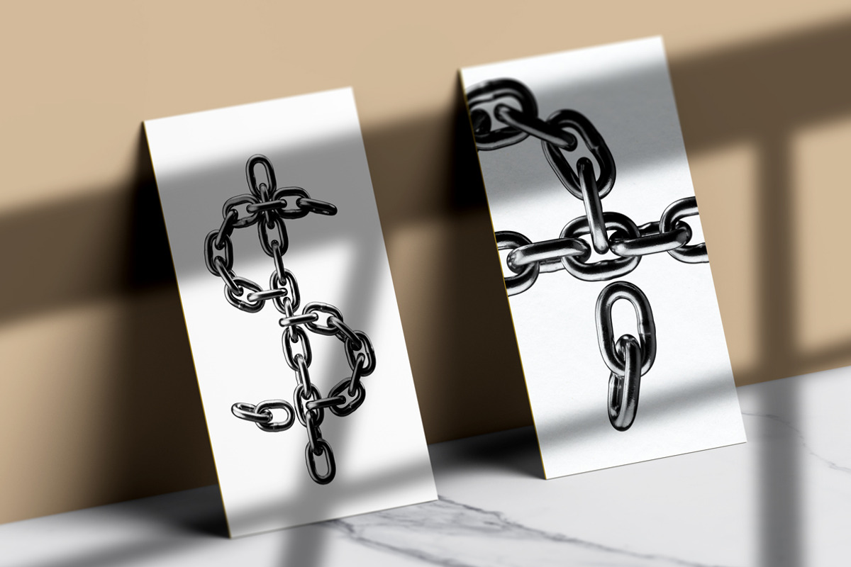 Silver Chain Font, a Font by Handmadefont (Photo 3 of 8)