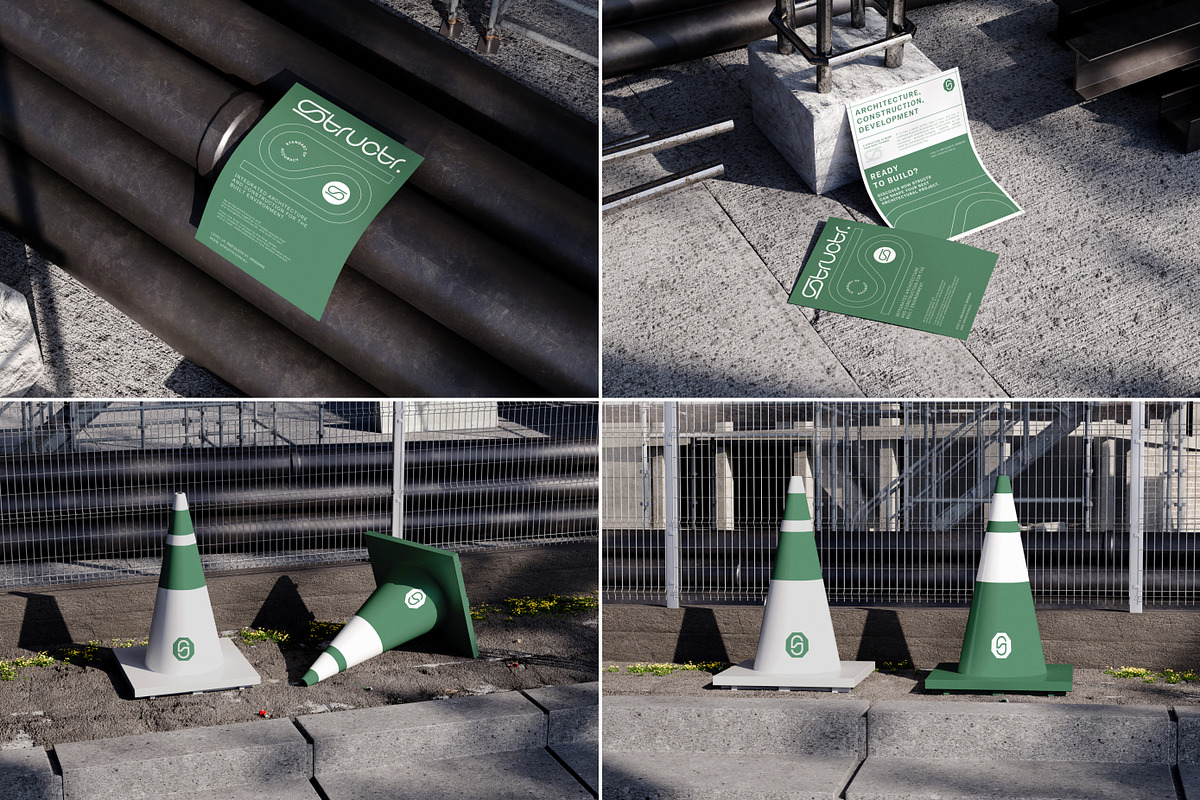 40 Construction Site Branding Mockup, an Advertising Mockup by Vitora Mockup (Photo 5 of 11)