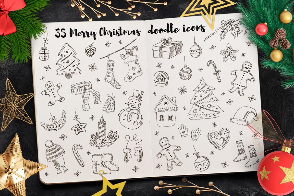 Christmas overlays, cards, doodle, an Object Graphic by Tatti Graphic Studio (Photo 2 of 5)