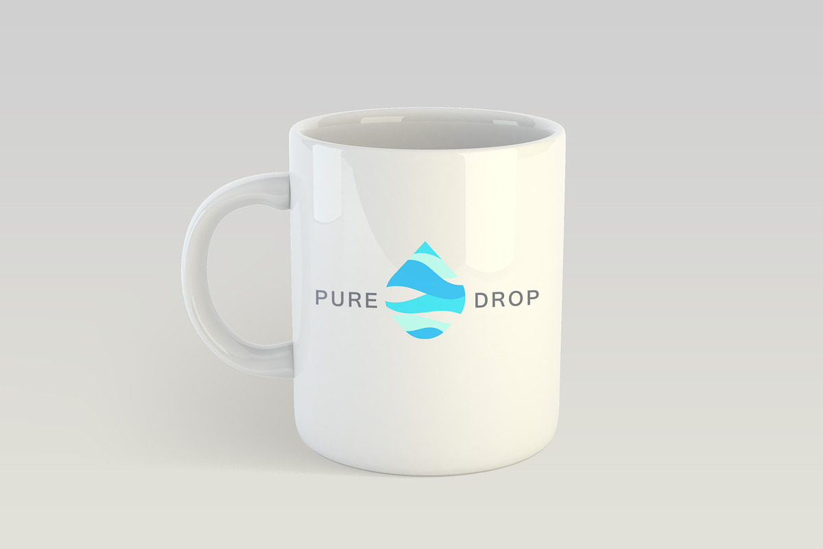 Pure Drop Logo, a Branding & Logo Template by IKarGraphics