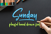 Sunday Vibes - Playful Font, a Script Font by Sronstudio (Thumbnail 1 of 7)