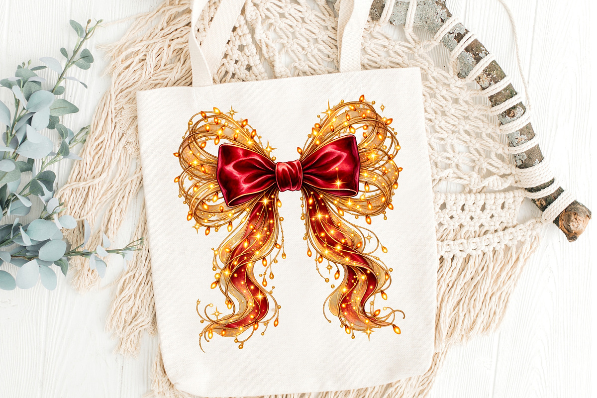 Christmas Red Bow PNG Clipart, an Object Graphic by Zahyl Studio (Photo 5 of 7)