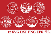 Round Christmas Ornaments Quotes, an Illustration by Anastasia Feya (Thumbnail 4 of 8)