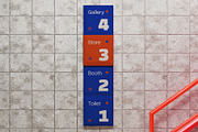 Wall Mounted Directional Sign Mockup, an Advertising Mockup by herutage (Thumbnail 3 of 5)