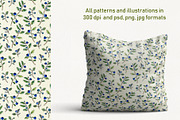 Watercolor berries and herbs clipart, a Pattern Graphic by Dina Guiter (Thumbnail 3 of 8)