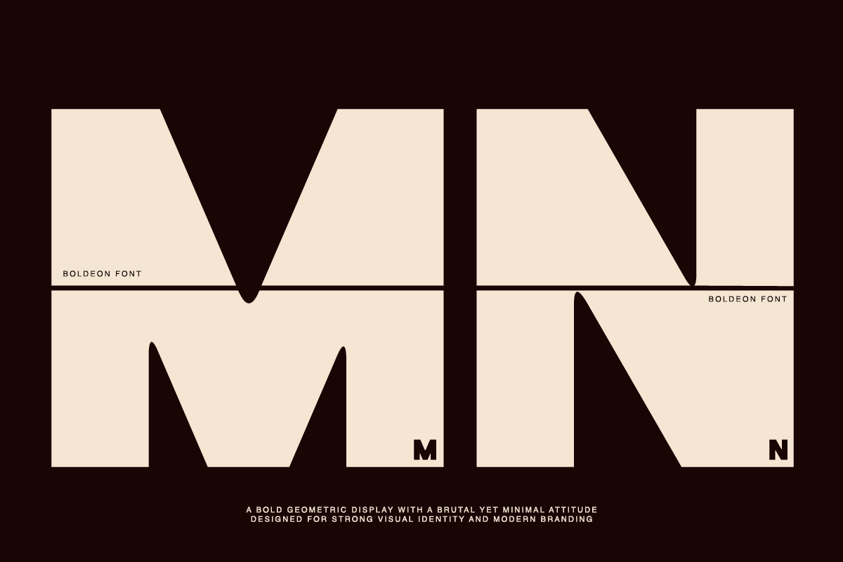 Boldeon Modern Typeface Font, a Sans Serif Font by Rasio Studio (Photo 4 of 9)