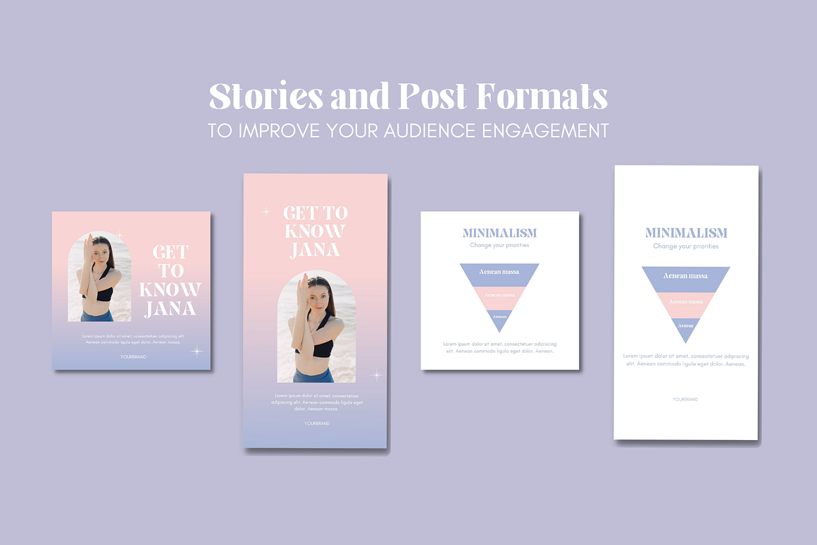 Meditation Wellness Instagram Bundle, a Marketing Template by This shop is closed (Photo 10 of 11)