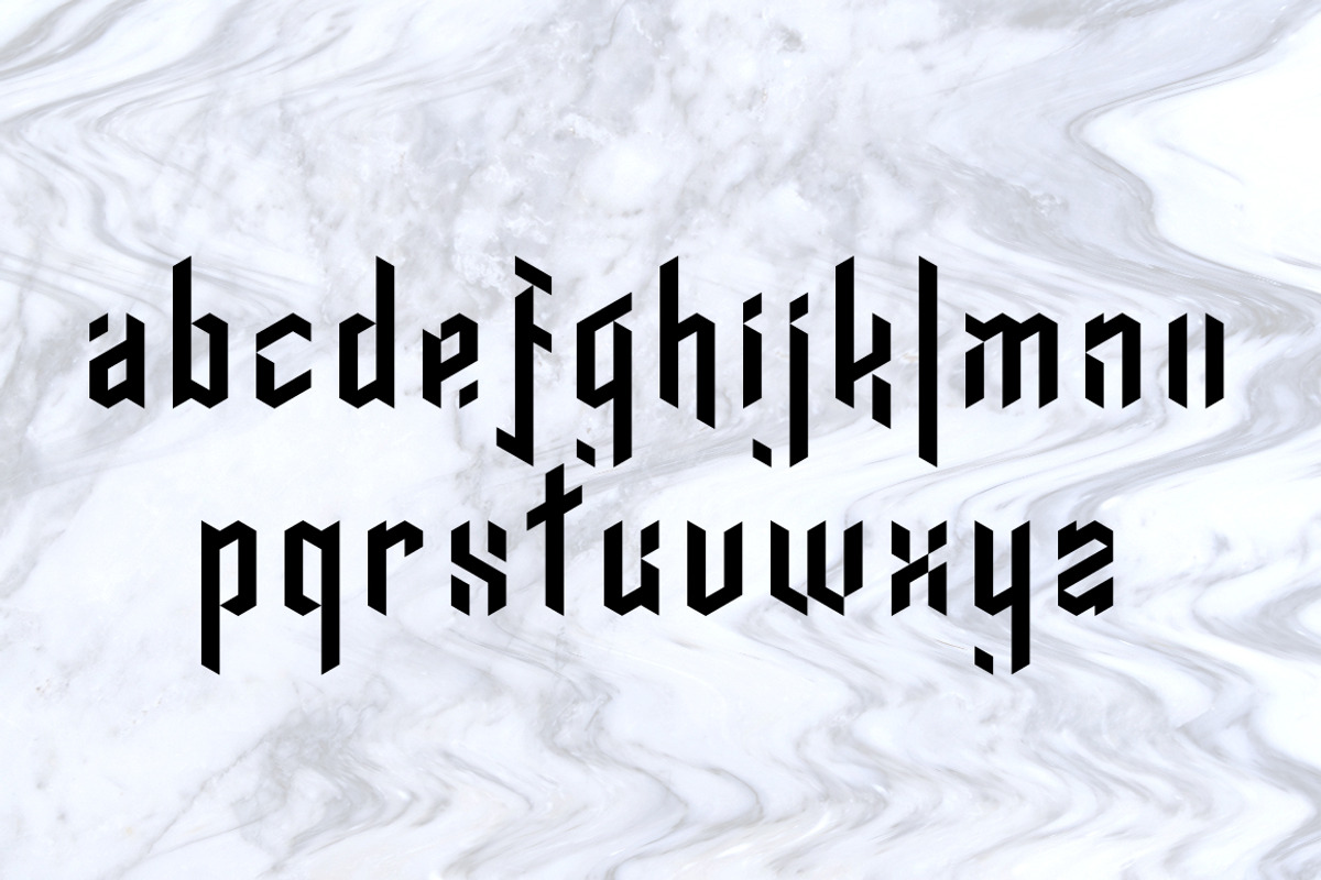 Mancer Typeface preview 2