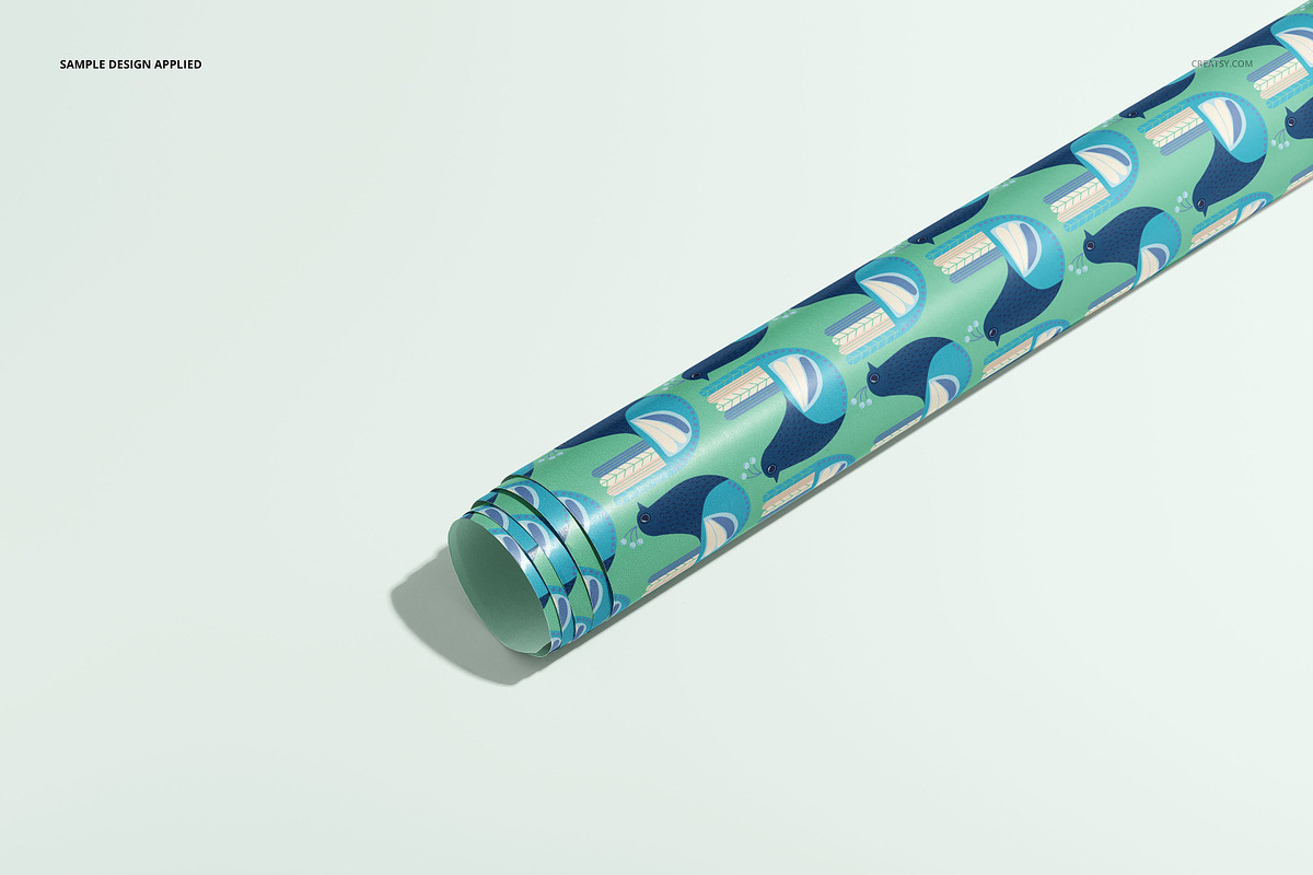Gift Wrapping Paper Mockup Bundle, a Packaging Mockup by creatsy5 (Photo 20 of 35)