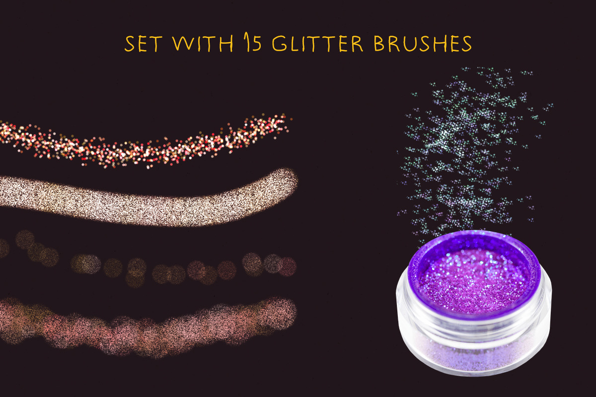 The Procreate Glitter Box, a Brush Add-On by Just Bia (Photo 2 of 7)