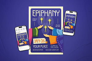 Epiphany Event Flyer Set, a Flyer Template by The Good Store
