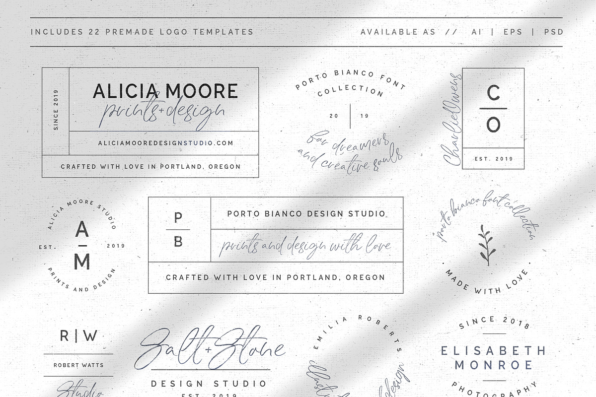 Porto Bianco | Script + Sans Serif, a Sans Serif Font by Pink Coffie (Photo 23 of 25)