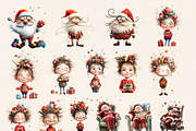 SUPER QUIRKY CHRISTMAS CLIPART PACK, a Person Illustration by Daring Digies (Thumbnail 3 of 9)