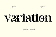 chatime - a bold ligature font, a Serif Font by NYDESIGN (Thumbnail 2 of 11)