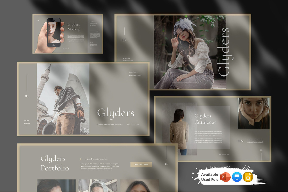 Glyders Presentation Template, a Presentation Template by Analogous Temp (Photo 1 of 5)