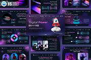 Digital Power - Keynote Template, a Presentation Template by QR Design Studio (Thumbnail 1 of 3)