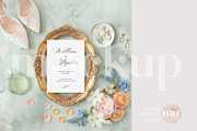 Wedding Invitation Mockup Bundle, a Merchandise Mockup by MoMockups (Thumbnail 1 of 3)